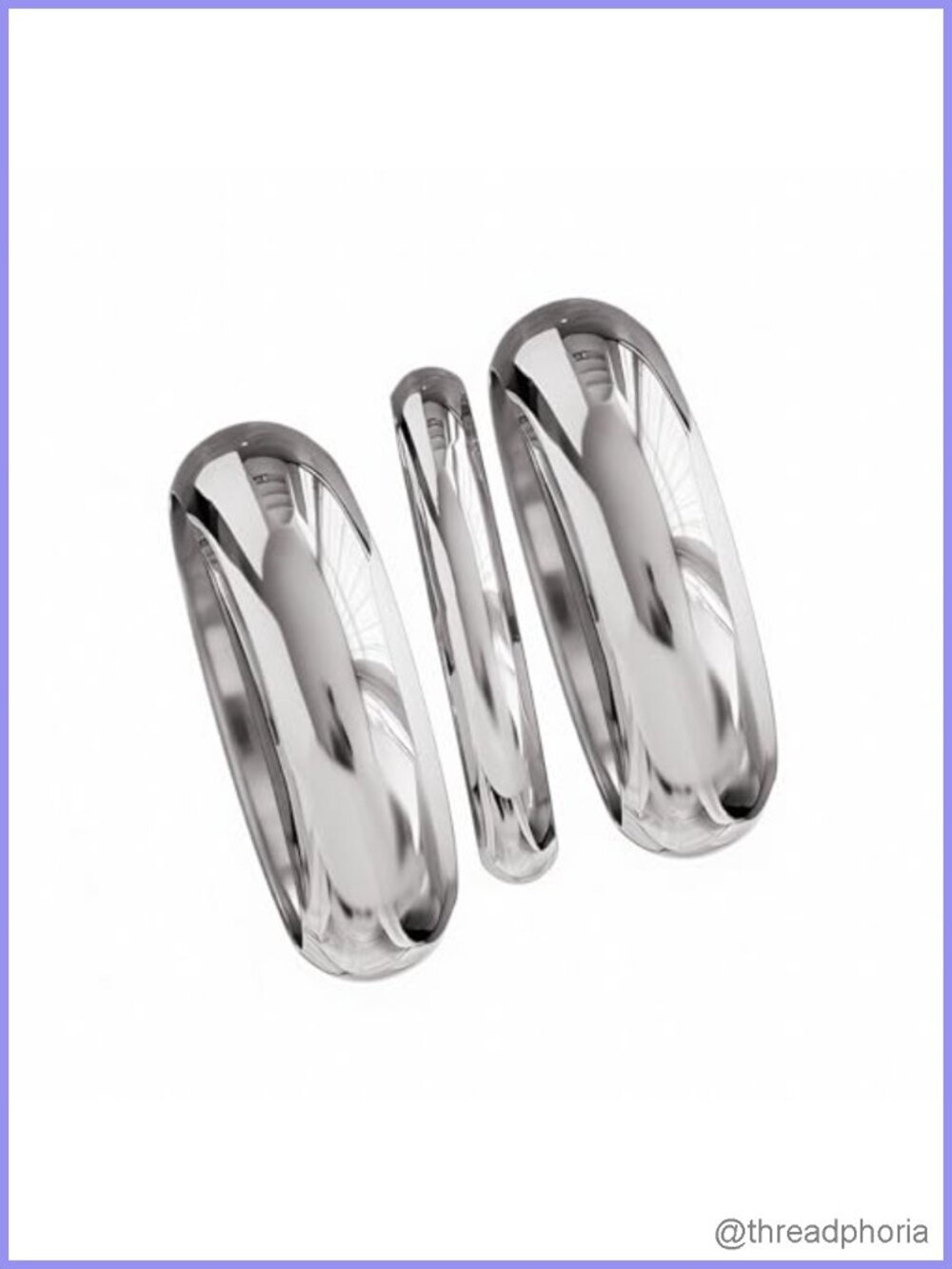 Chunky Bangle Bracelets for Women Stack Trendy Silver Wide Wrist Statement Cuff